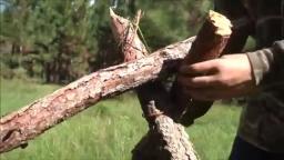 How To Make A Simple Outdoor Suvival Shelter ! ( 2013 Show ) - (Arion Ferguson)