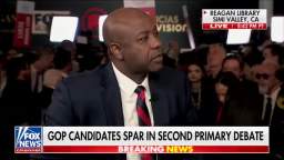 Republican Tim Scott Post Debate with Sean Hannity