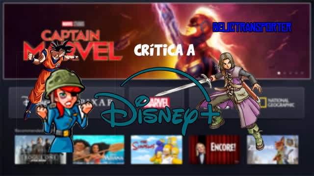 Crítica a Disney Plus - BelicTransporter