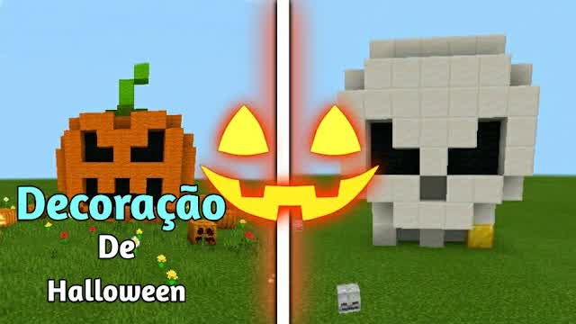 -- Minecraft Tutorial _ Decoração De Halloween ⚒️