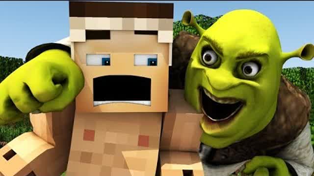 SHREK IN MINECRAFT!  REALISTIC 3D MINECRAFT ANIMATION