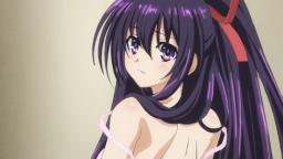 Date A Live - Anime Bra Scene (Shido and Tohka)