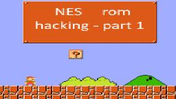 NES romhacking PART 1 - tile editing