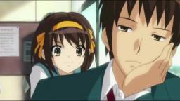 Haruhi pings Kyon