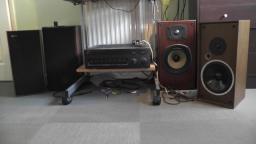 Testing the Vintage Celestion County Speakers & DL8 difference on my Yamaha AX 590 Stereo Amplifier