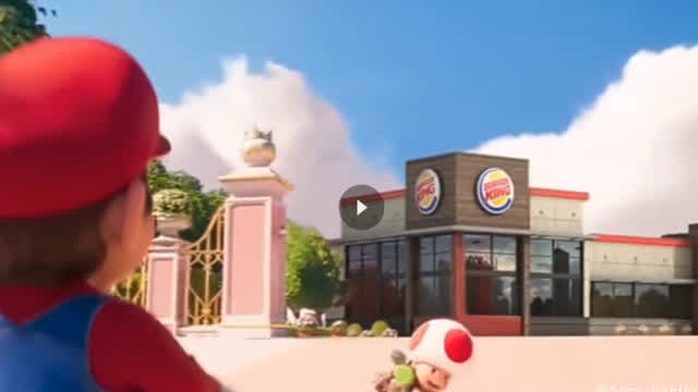 BURGER KINGN SUOER MARIO MOVIE BURGER (100 REAL) XDXD