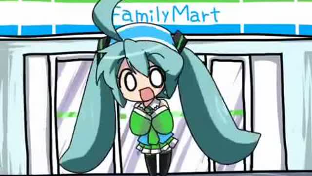 【Miku Hatsune PV】FamilyMart 【VOCALOID】English Sub