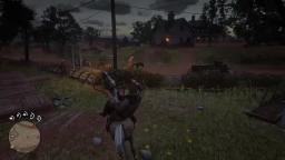 Red Dead Redemption 2 Fail - Horse Pole Vault