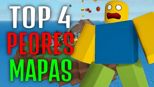 TOP 4 PEORES MAPAS DE NATURAL DISASTER | ROBLOX