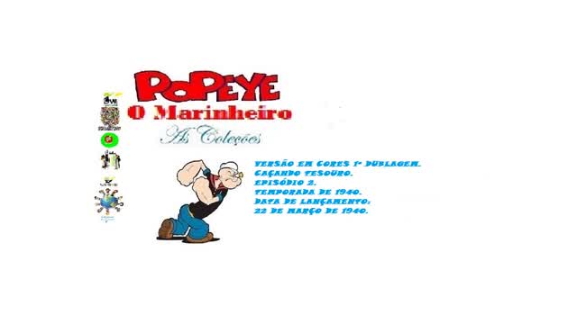 POPEYE O MARINHEIRO _ CAÇANDO TESOURO VERSÃO EM CORES DUBLADO