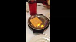 Saganaki_at_the_Parthenon_Restaurant_in_Chicago.MOV