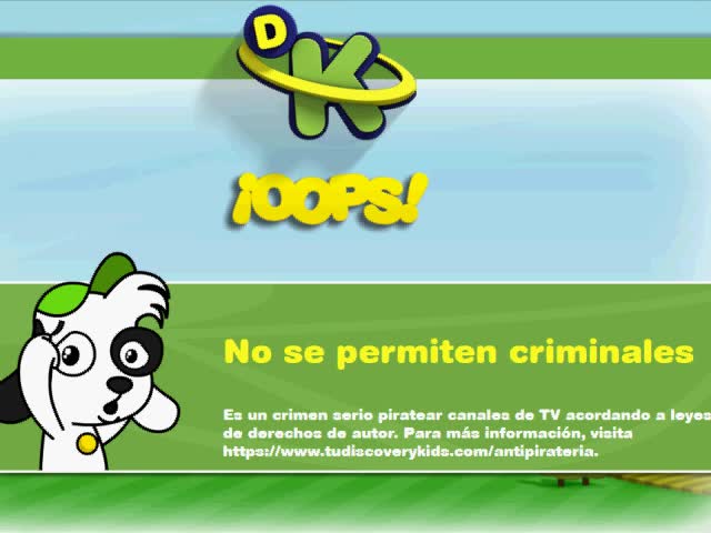 [FALSO] Pantalla antipiratería de Discovery Kids (Latinoamérica, 2009-2013)