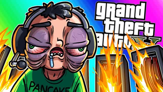 VanossGaming - GTA 5 Modded - Server Crashing Chaos Funny Moments - Reupload