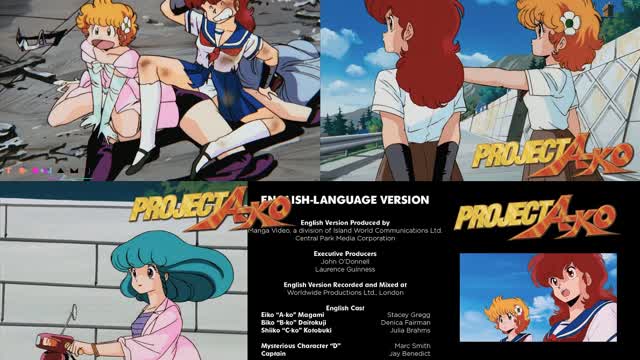 Project A-ko Movie 1 (80's Anime Movie) Modern Ending Credits The [English Dub + Bluray Quality + 4k