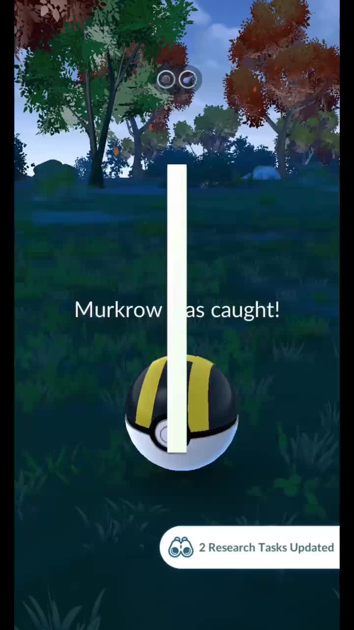 Pokémon GO-XXS Murkrow(Weight-0.07kg, Height-0.25m)