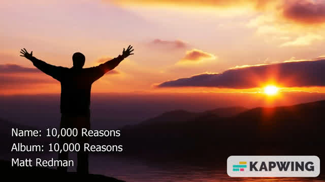 10,000 Reasons (Bless the Lord) - Matt Redman (Best Worship Song Ever) (with Lyrics)