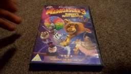 Madagascar 3 Europe's Most Wanted Newest Version (UK) DVD Unboxing