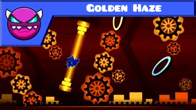 Geometry Dash - Golden Haze by ViPriN and Nox (Really Hard Medium Demon)