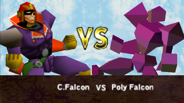 Smash Remix Poly Falcon(P1)vs C. Falcon JP LV10