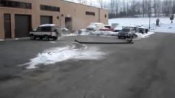 Dumb kid runs over pole during auto class [February 15th, 2007]