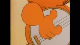 garfield plays guitar