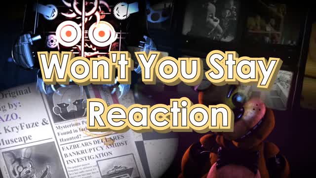 Won't you stay - Reaction N°5 (fr/en)