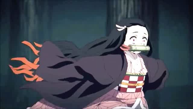 [Kimetsu no Yaiba X Benny Hill Show] Nezuko Running meme