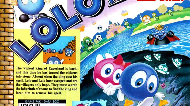 Adventures of Lolo 3 Nintendo Power Walkthrough Strategy Guide