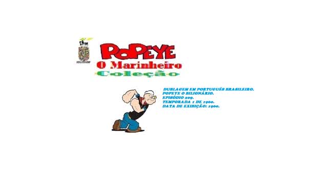 POPEYE O MARINHEIRO _ POPEYE O BILIONÁRIO DUBLADO