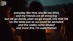 Blackbear - hot girl bummer (Lyrics)