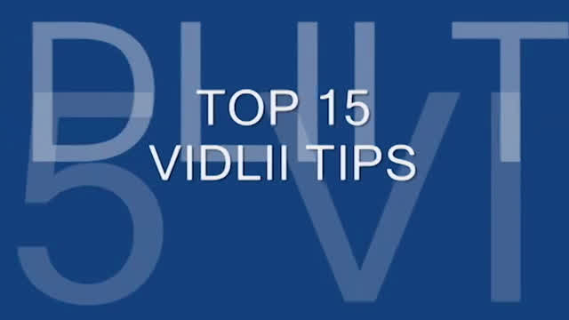 TOP 15 VIDLII TIPS