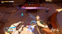 Symmetra gets a quadruple kill - Overwatch