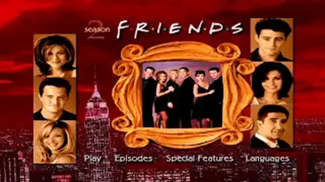 Friends Season 2 DVD Main Menu