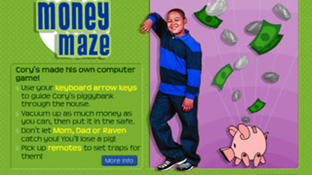 That's so Raven: Cory's Money Maze Gameplay