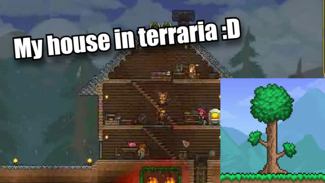 MY HOUSE IN TERRARIA :D