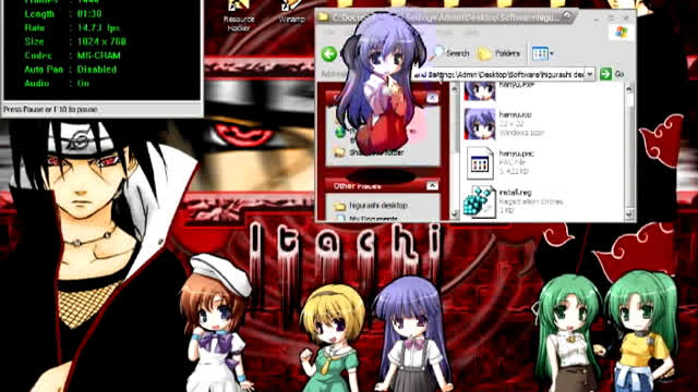 Higurashi desktop pets shocase