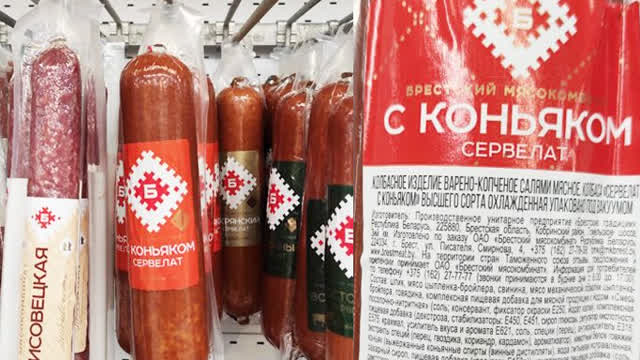 Latvian in a Belarusian store.