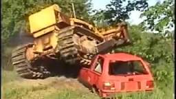 Davidsfarm 0218 vl9Ql2KK13s HQ evelyn's suzuki crushed by dozer, ha ha !-mLrNNve8-eA