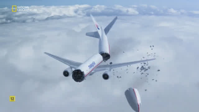 Malaysia Airlines Flight 17 - Crash Animation