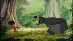 Baloo Teaching Mowgli how to Roar like Godzilla 1