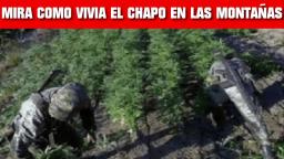 ASÍ VIVÍA EL CHAPO GUZMÁN EN LAS MONTAÑAS DE SINALOA