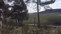 Humvee falls from sky in Hofenfels, Germany