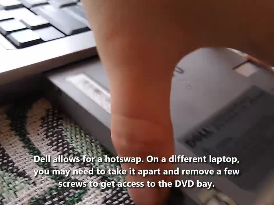 Hard Drive instead of CD/DVD in an old laptop