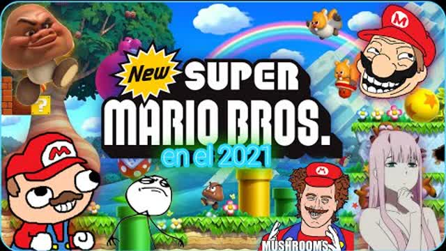 jugando new super mario bros ds (Loquendo)