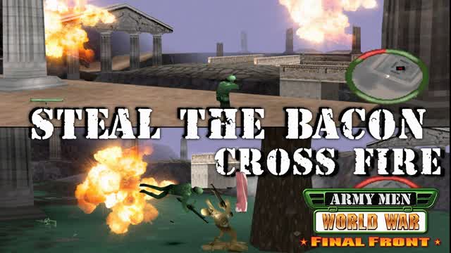 Army Men World War Final Front - Cross Fire - Steal the Bacon 2 (PSX) Multiplayer