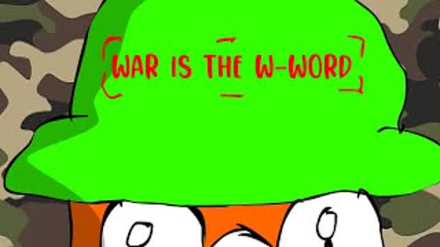 bony the squirrel - war is the w word