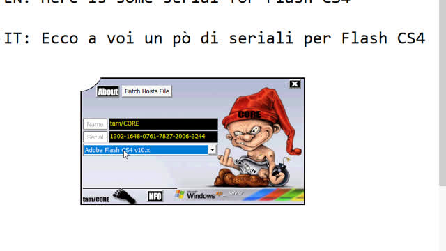FLASH CS4 SERIALS