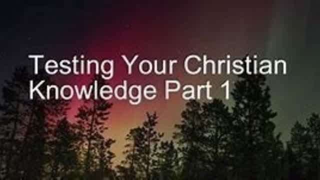 Test Your Knowledge of Christianity