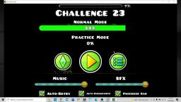 challenge in geometry dash