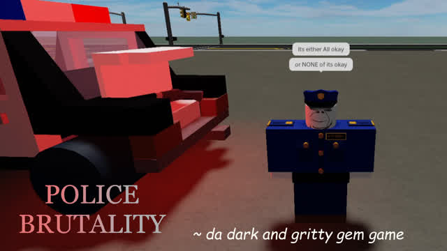 POLICE BRUTALITY: da dark and gritty gem game